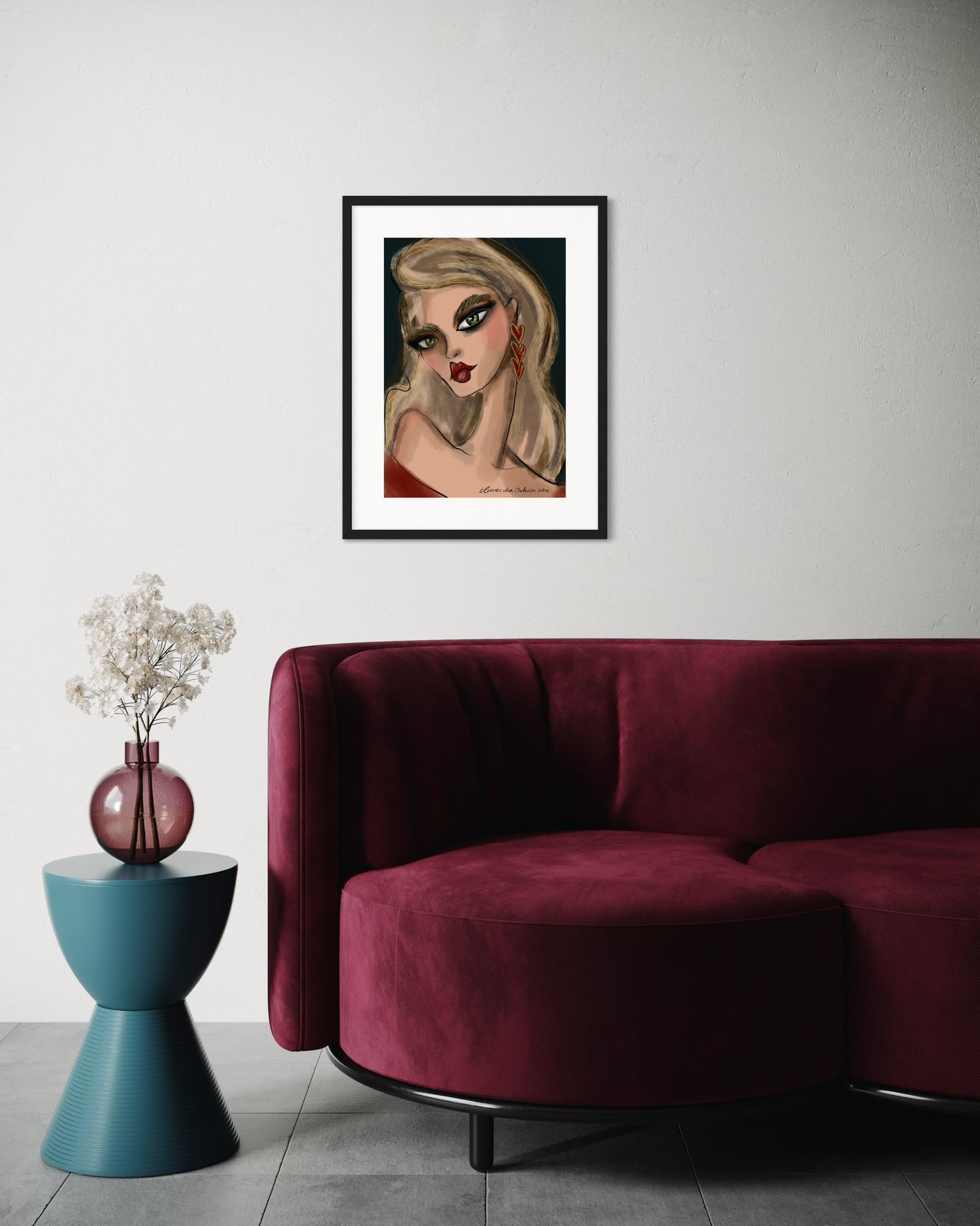 Art print: Green goddess