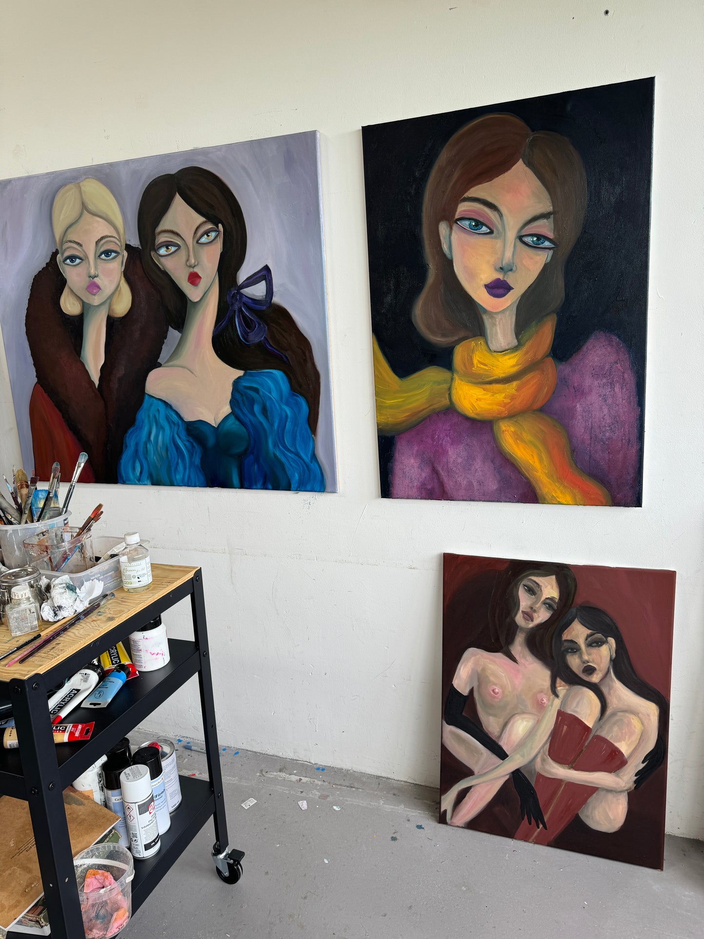 Het meisje met de gele sjaal