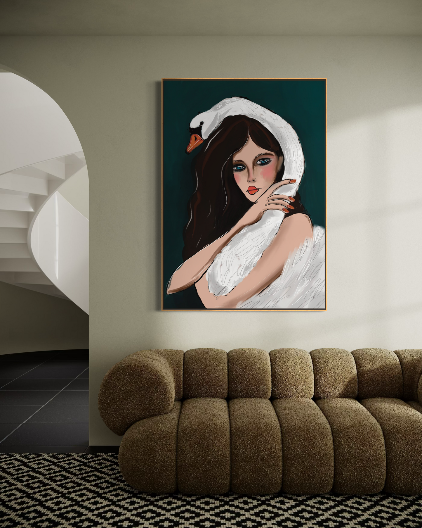 Artprint: Miss Swan
