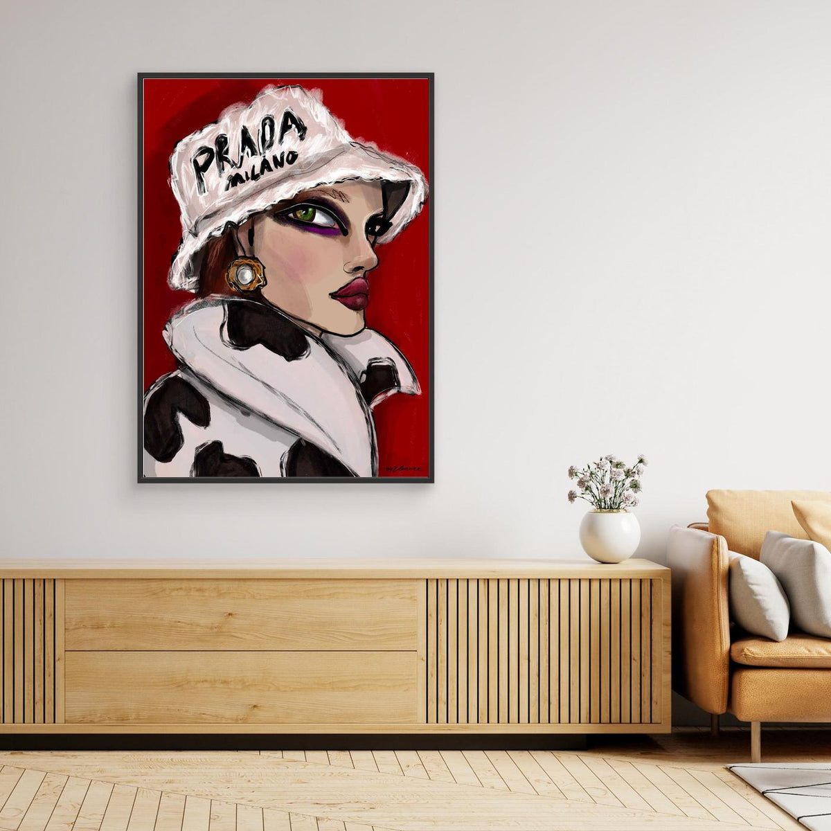 Canvas Prada had