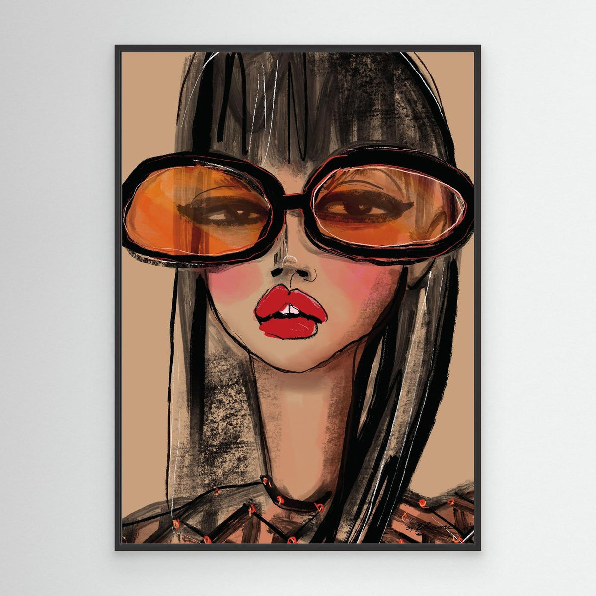 Canvas Sunny Orange
