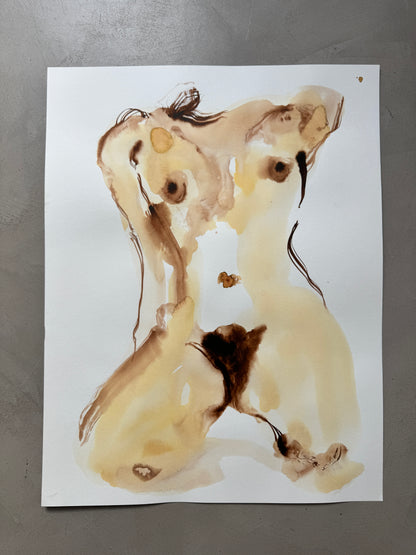 Naaktmodel inkt serie 2