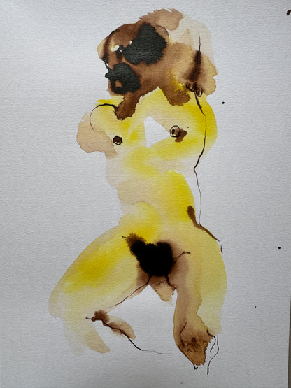 Naaktmodel inkt serie A4 (1)