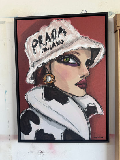 Canvas Prada had