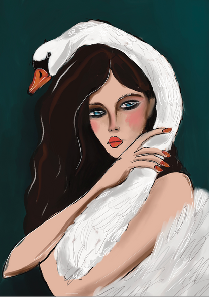 Artprint: Miss Swan