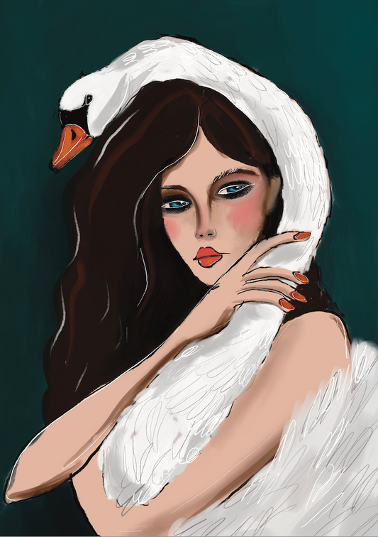 Artprint: Miss Swan