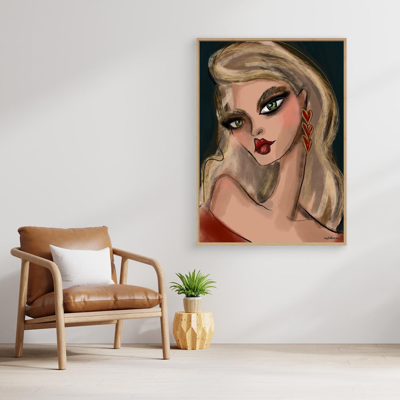 Canvas Green goddess