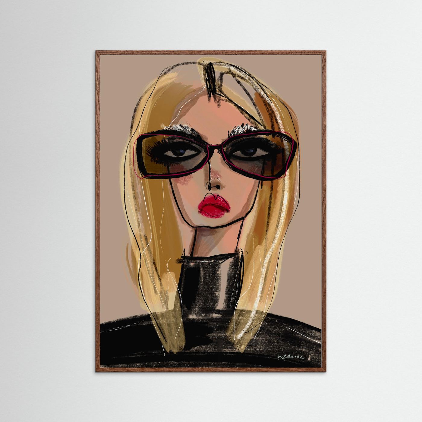 She knows - Fine art print