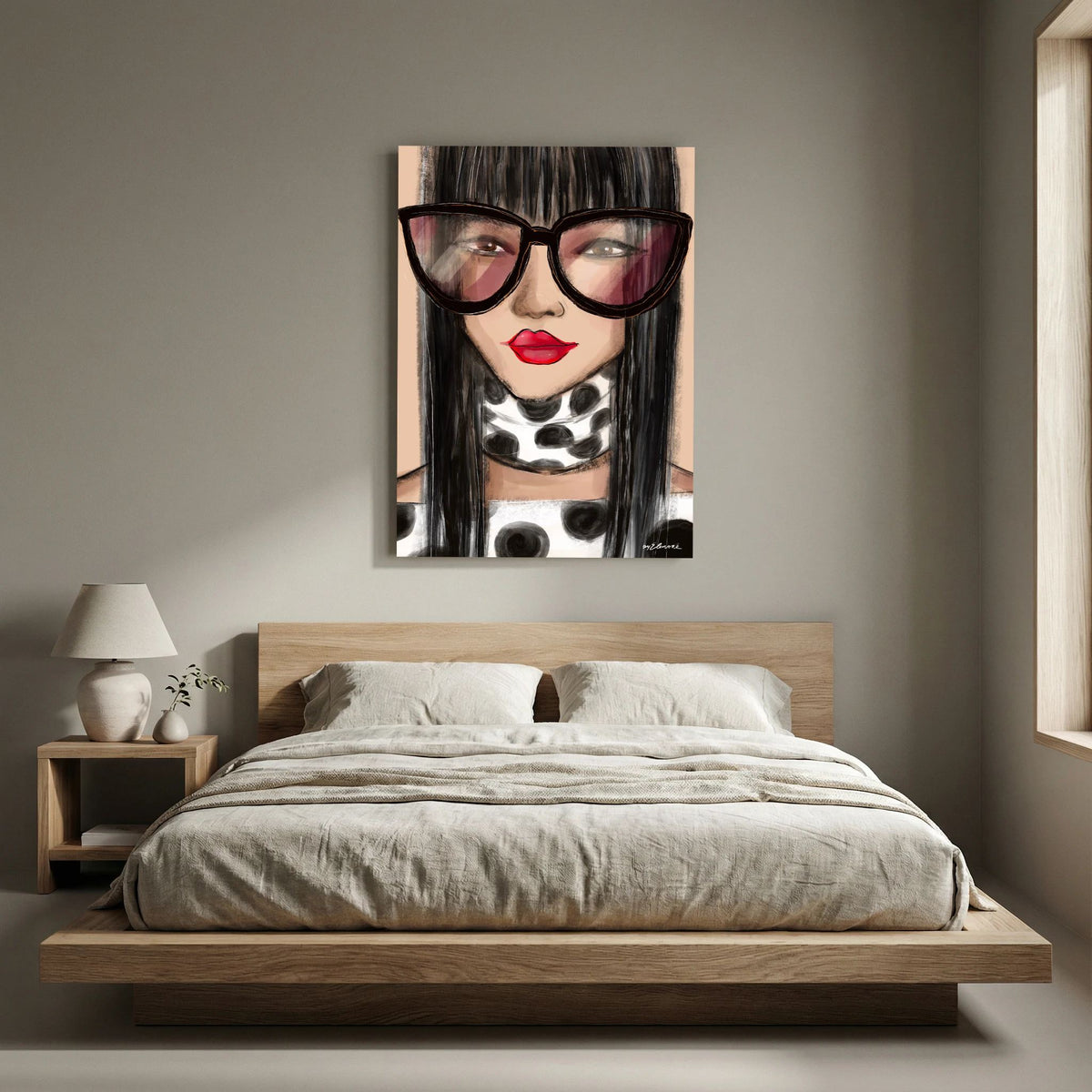 Canvas Coco Glasses | HUIZEDOP collectie