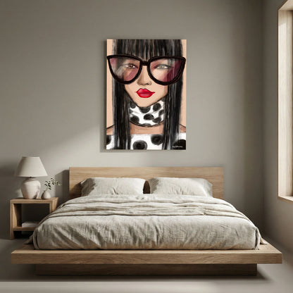 Canvas Coco Glasses | HUIZEDOP collectie