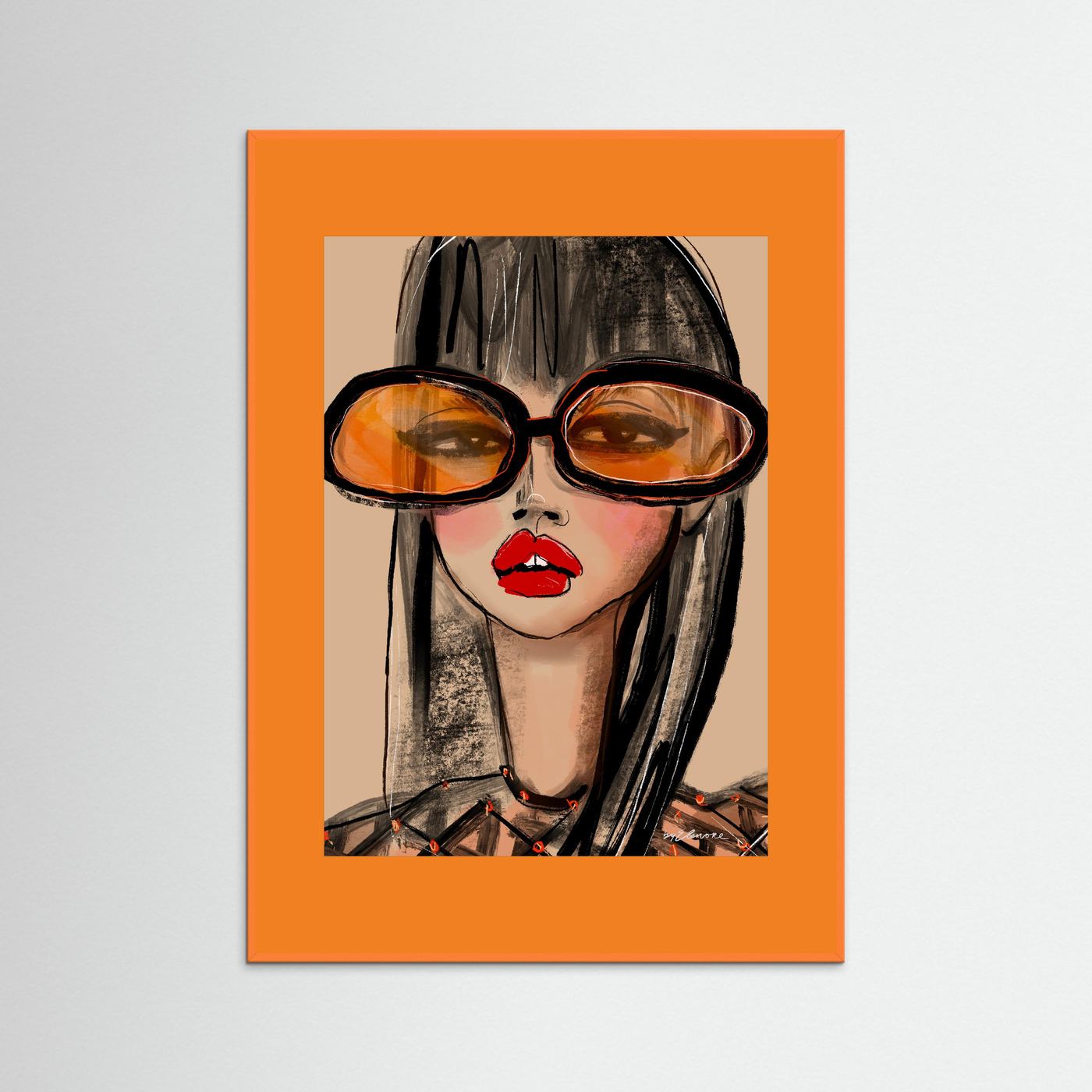 Sunny Orange - Fine art print