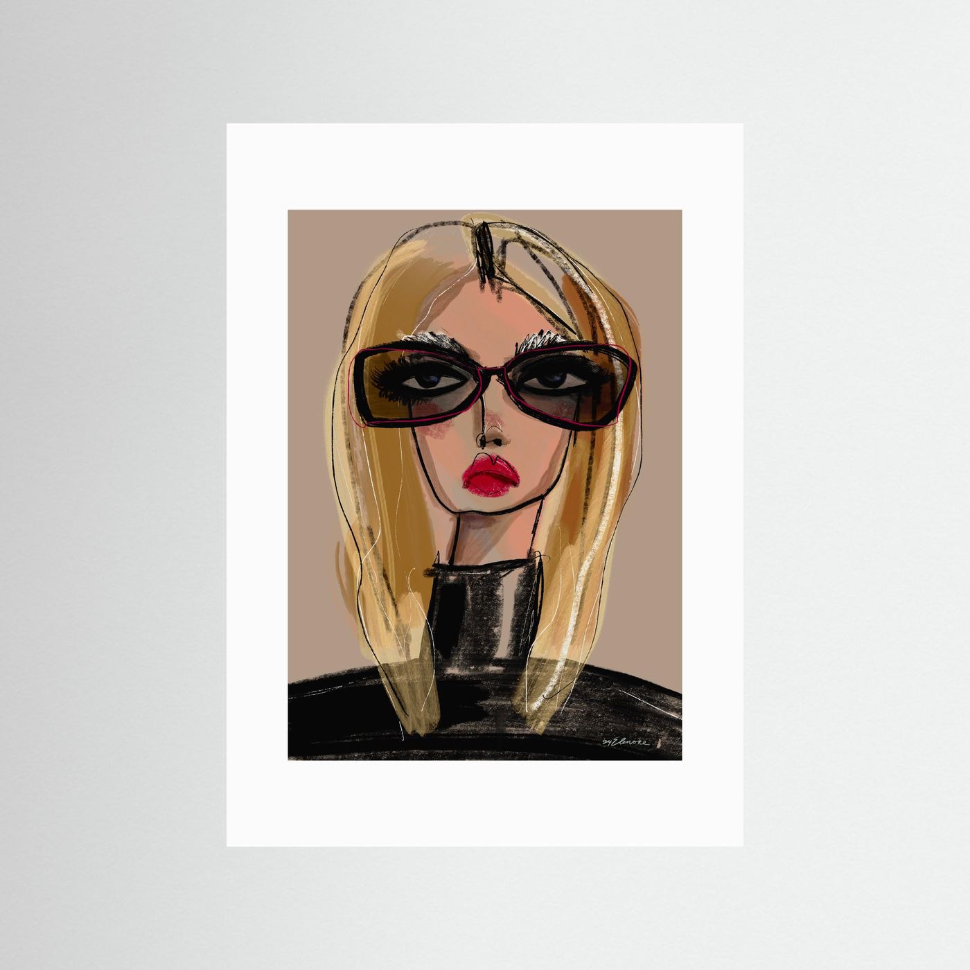 She knows - Fine art print