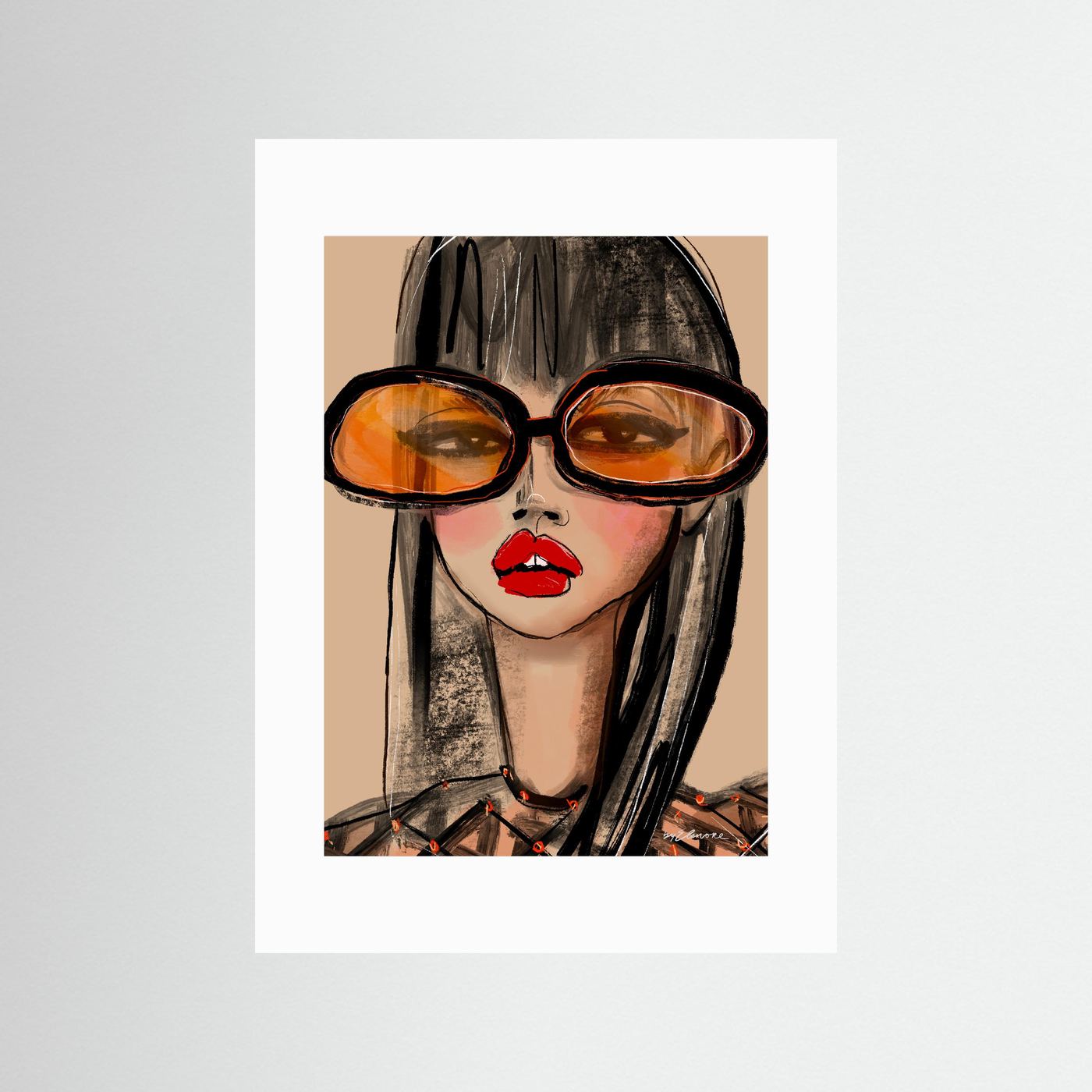 Sunny Orange - Fine art print