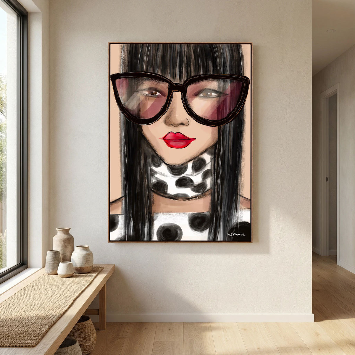 Canvas Coco Glasses | HUIZEDOP collectie