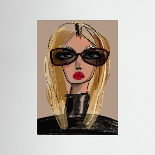 She knows - Fine art print