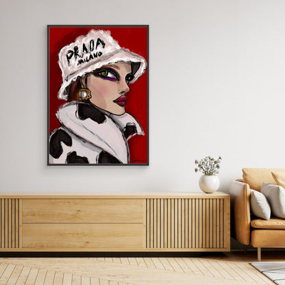 Canvas Prada had