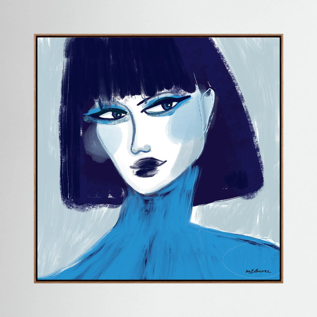 Canvas "Blue Icon"