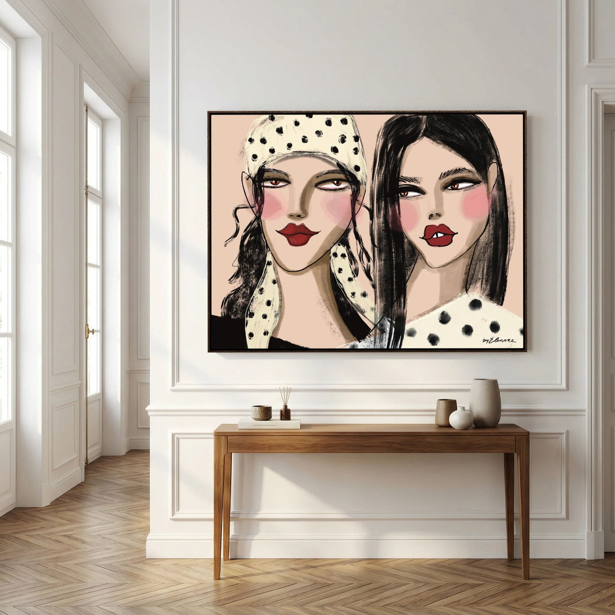 Canvas "The women we become" 