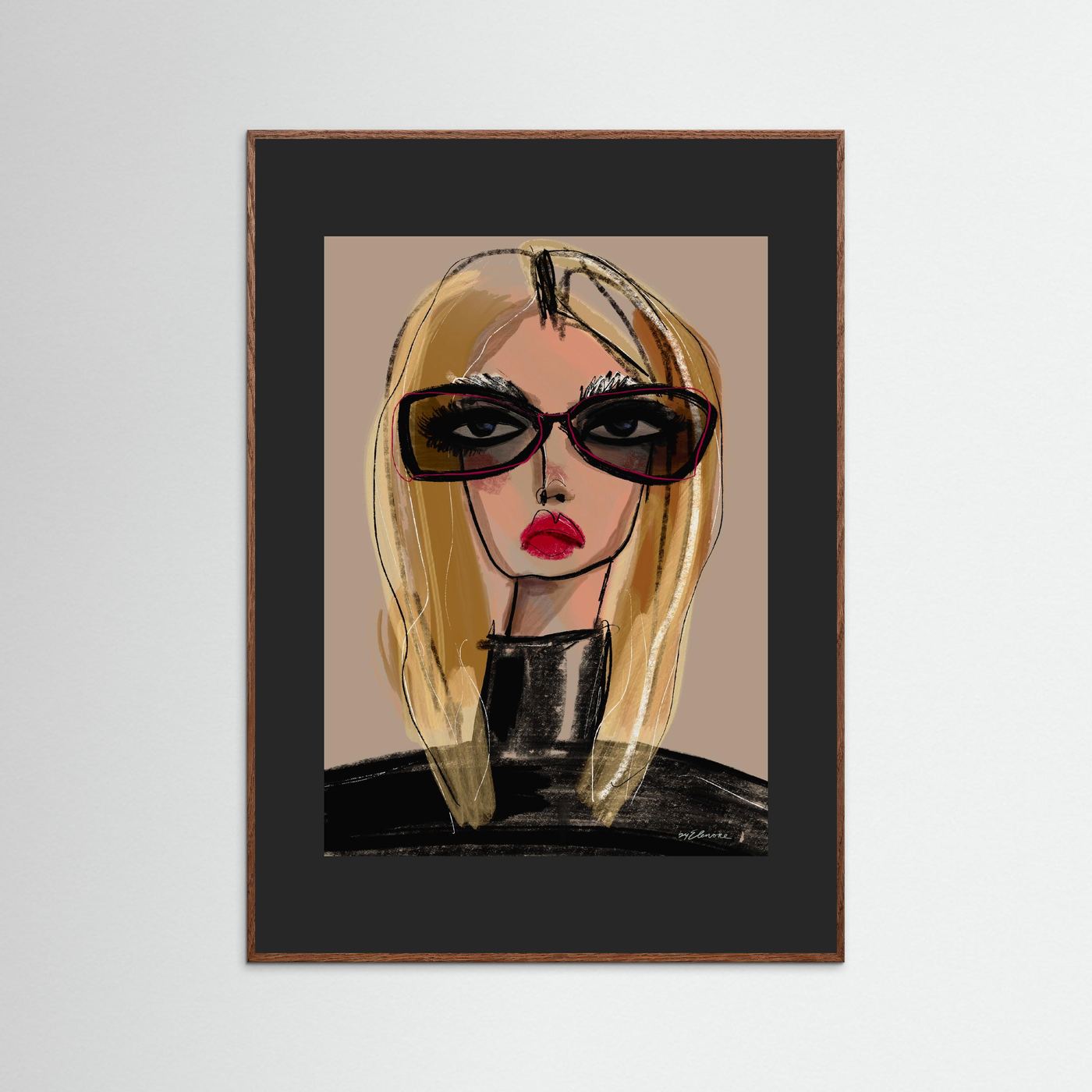 She knows - Fine art print