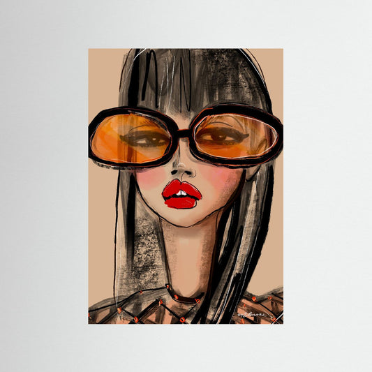 Sunny Orange - Fine art print