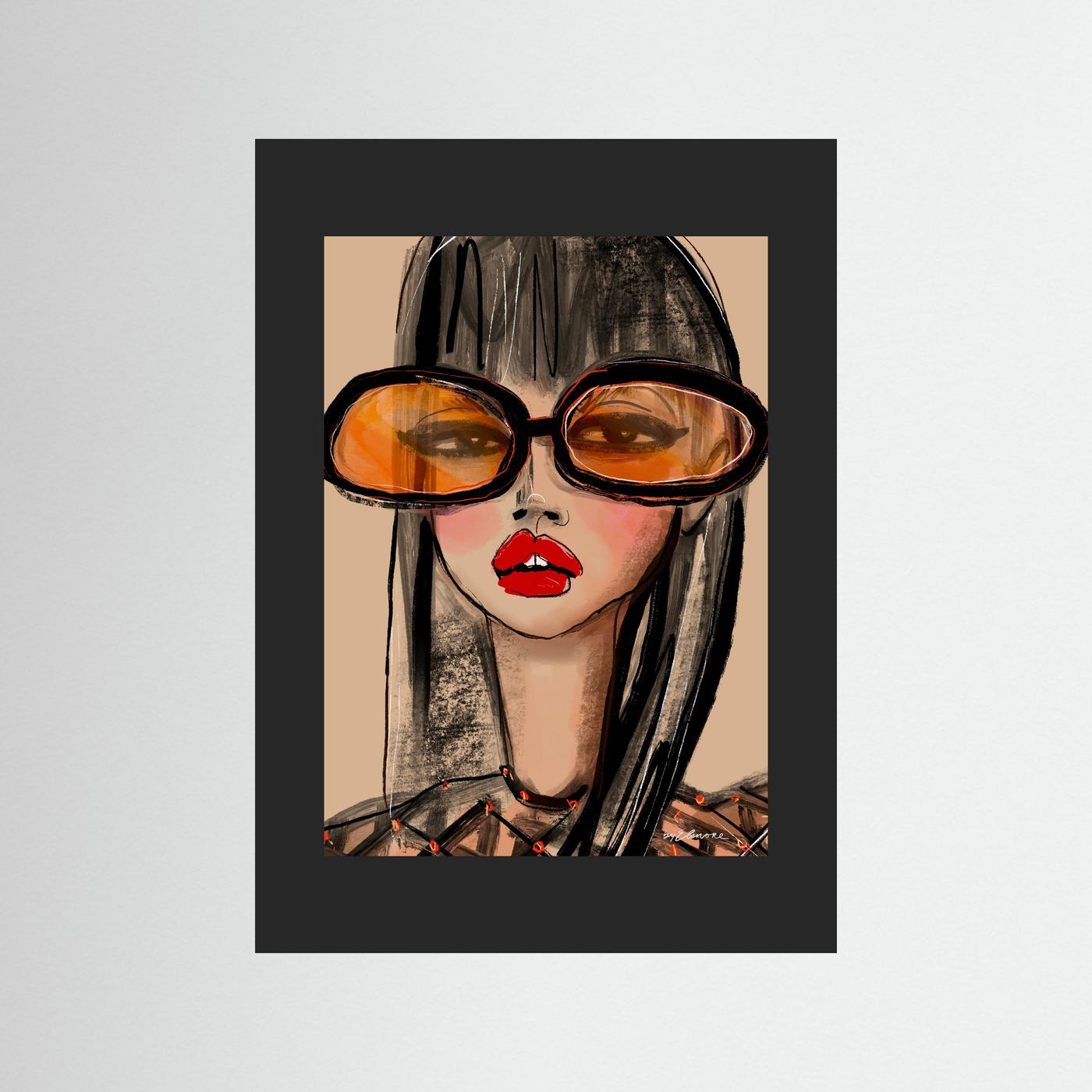 Sunny Orange - Fine art print