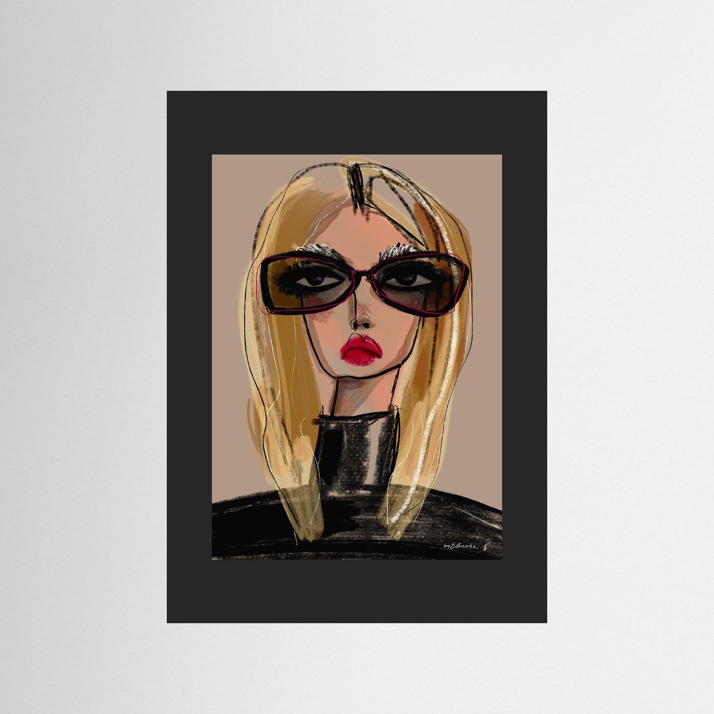 She knows - Fine art print