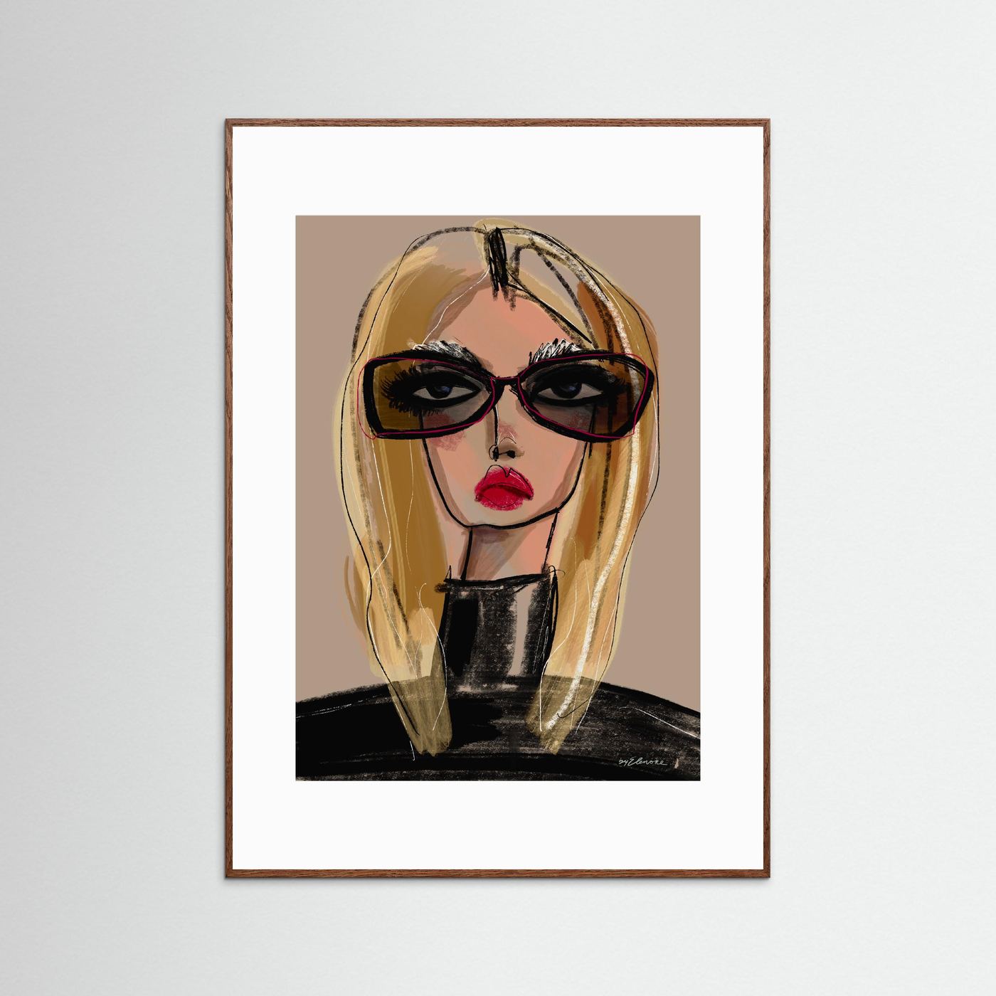 She knows - Fine art print