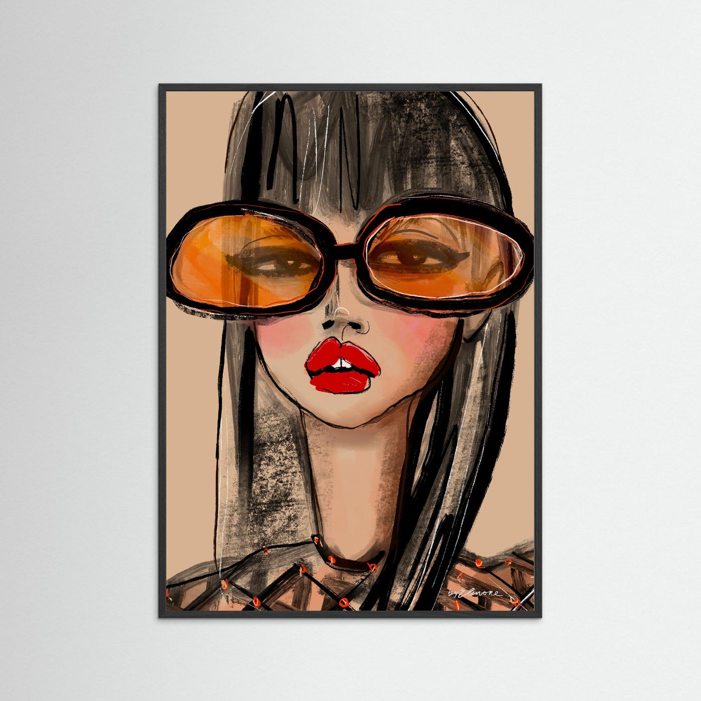 Sunny Orange - Fine art print