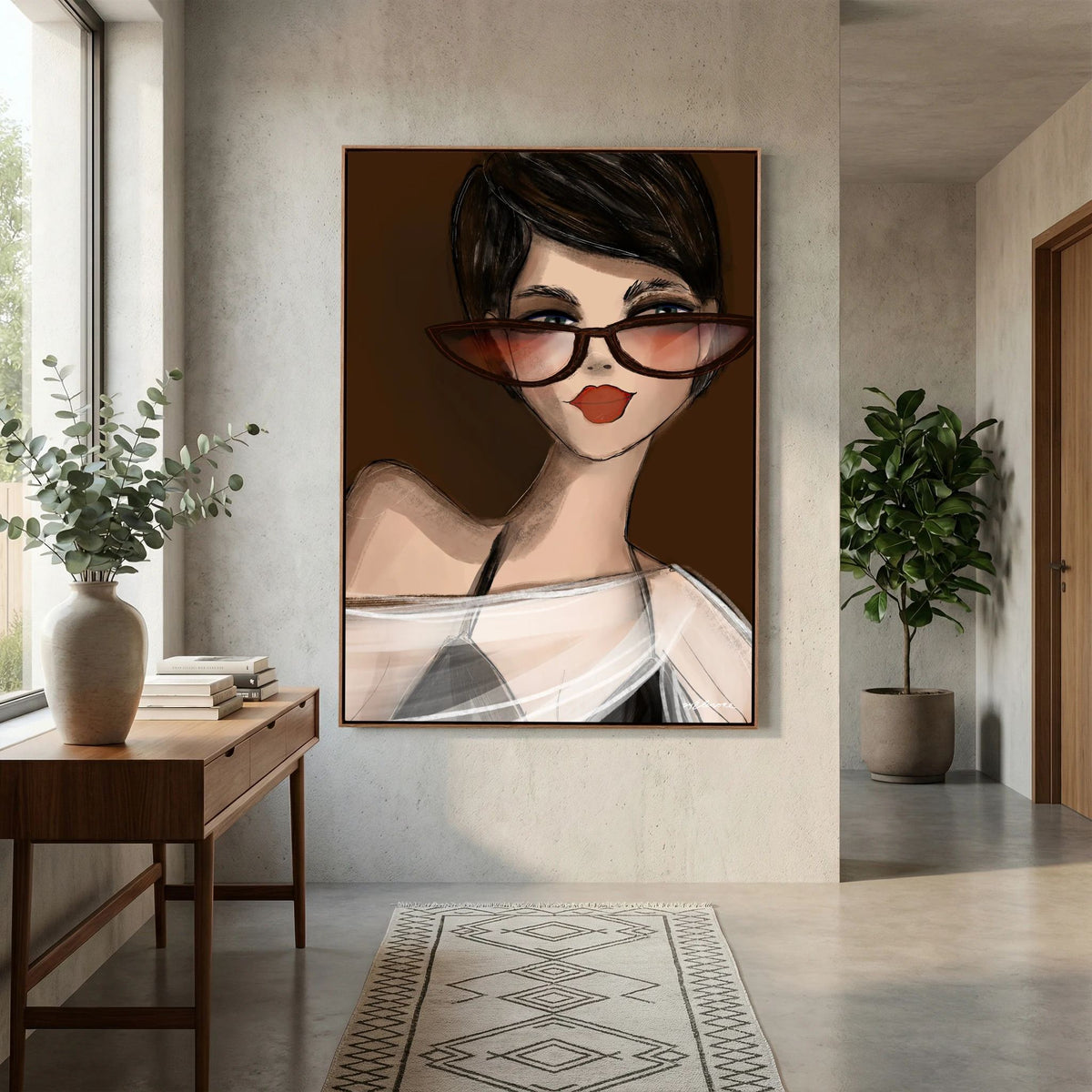Canvas Soft smile - HUIZEDOP collectie