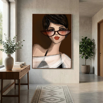 Canvas Soft smile - HUIZEDOP collectie