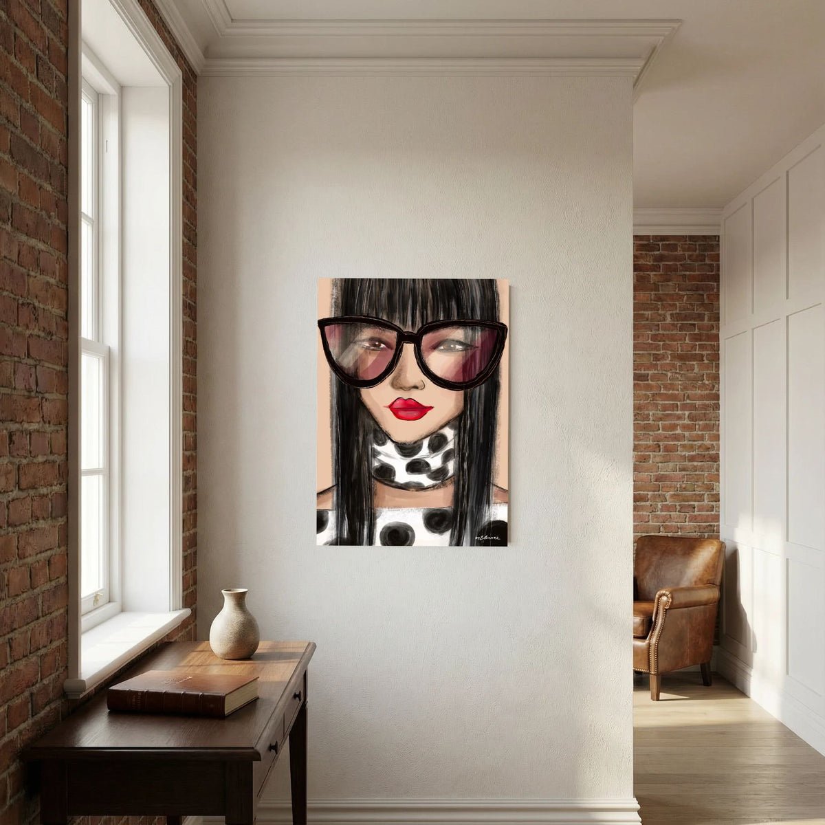 Fine art print Coco Glasses | Huizedop - collectie 