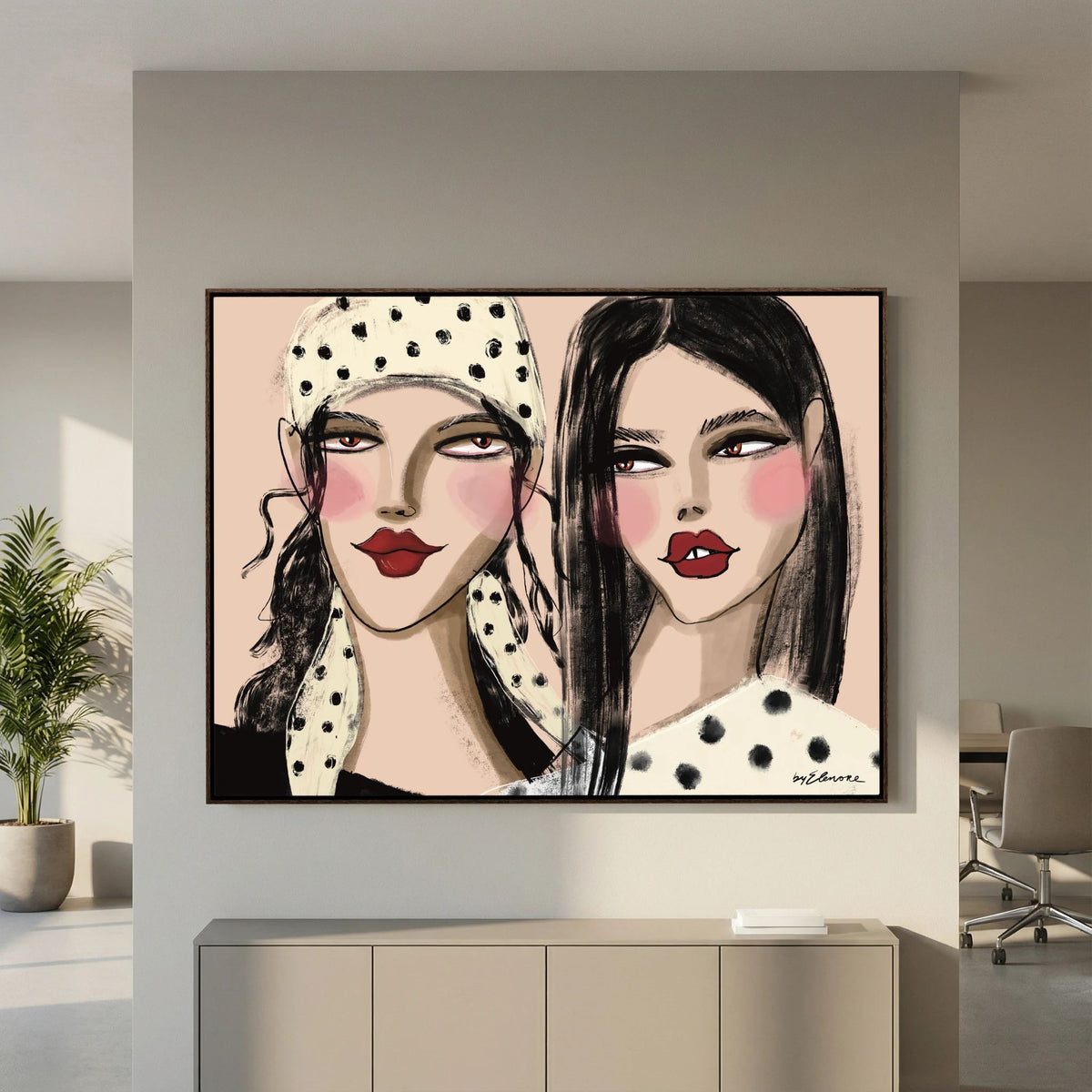 Canvas "The women we become" 
