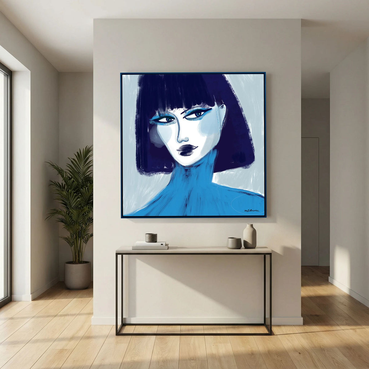 Canvas "Blue Icon"