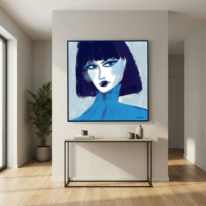 Canvas "Blue Icon"