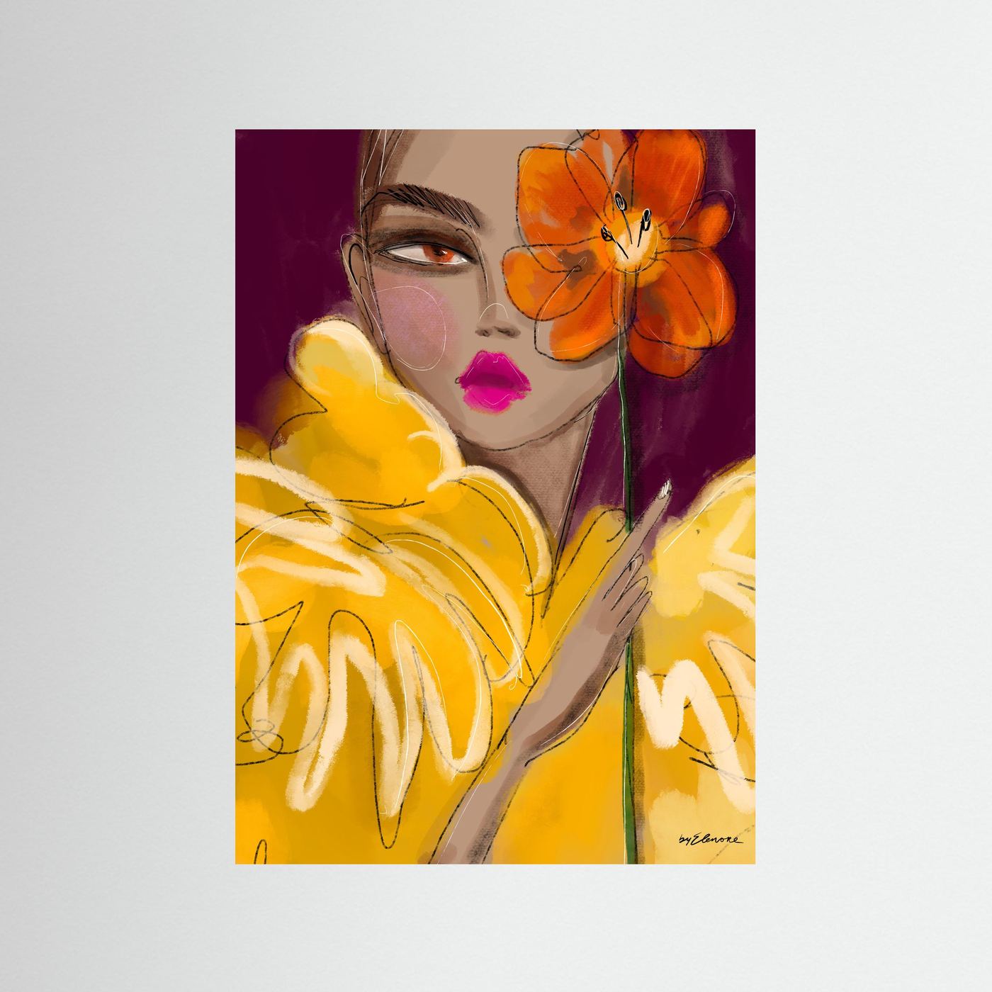 Sunny Cosmos - Fine art print