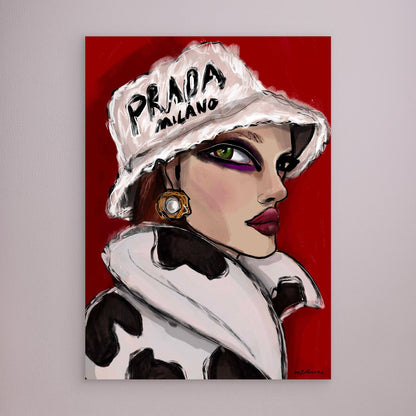 Canvas Prada had