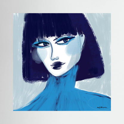 Canvas "Blue Icon"