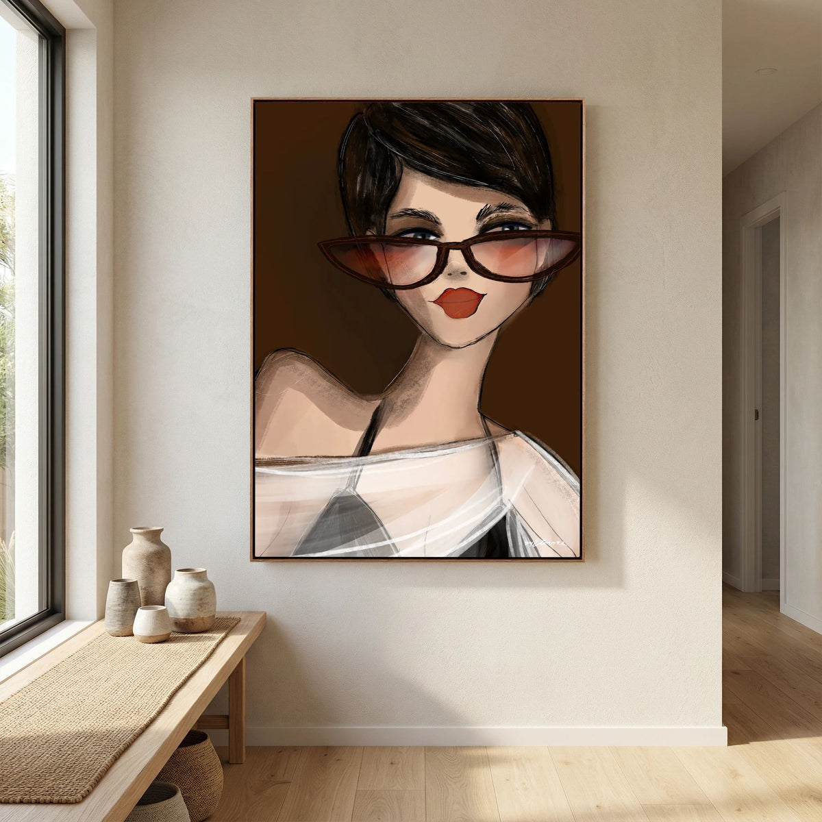Canvas Soft smile - HUIZEDOP collectie