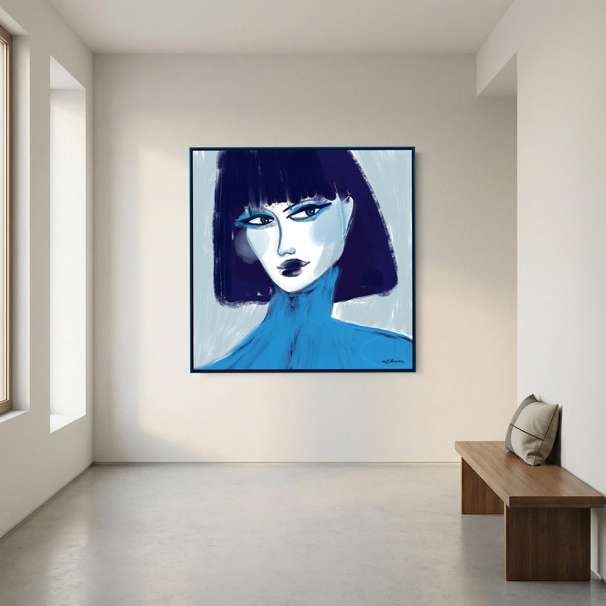 Canvas "Blue Icon"