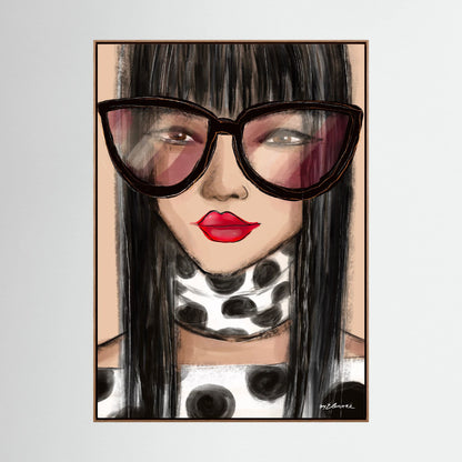 Canvas Coco Glasses | HUIZEDOP collectie
