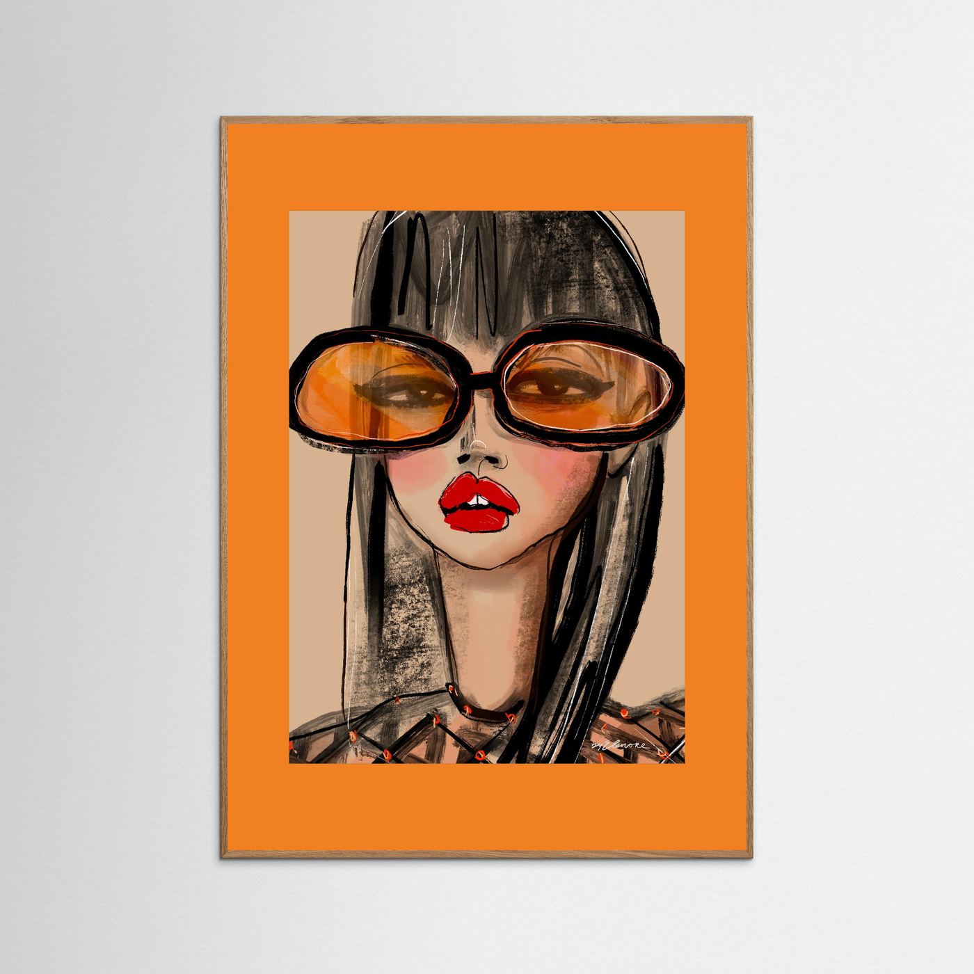 Sunny Orange - Fine art print