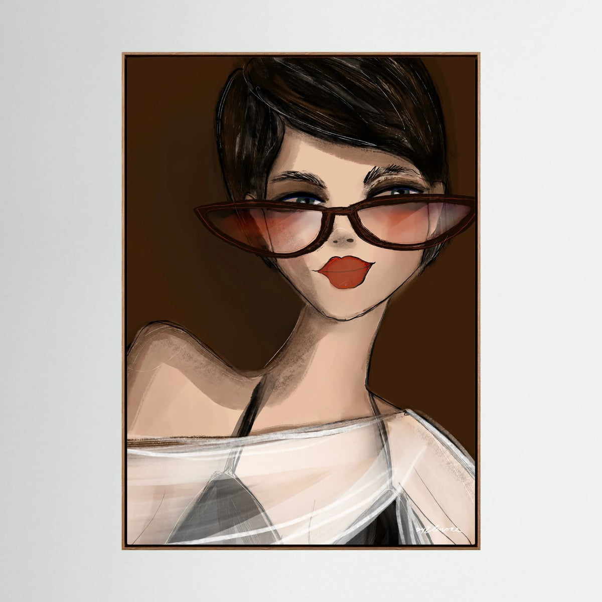 Canvas Soft smile - HUIZEDOP collectie