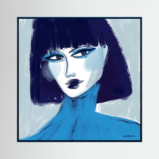 Canvas "Blue Icon"