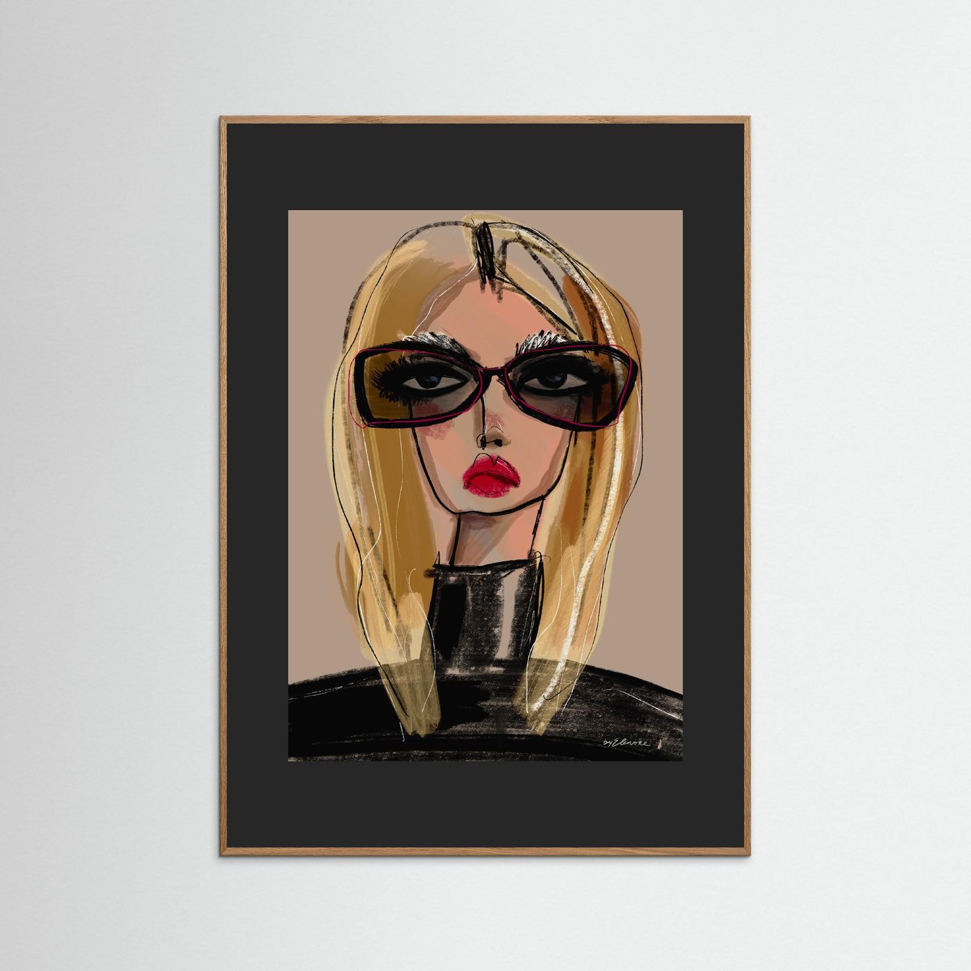 She knows - Fine art print