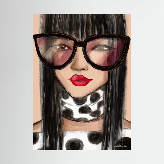 Canvas Coco Glasses | HUIZEDOP collectie