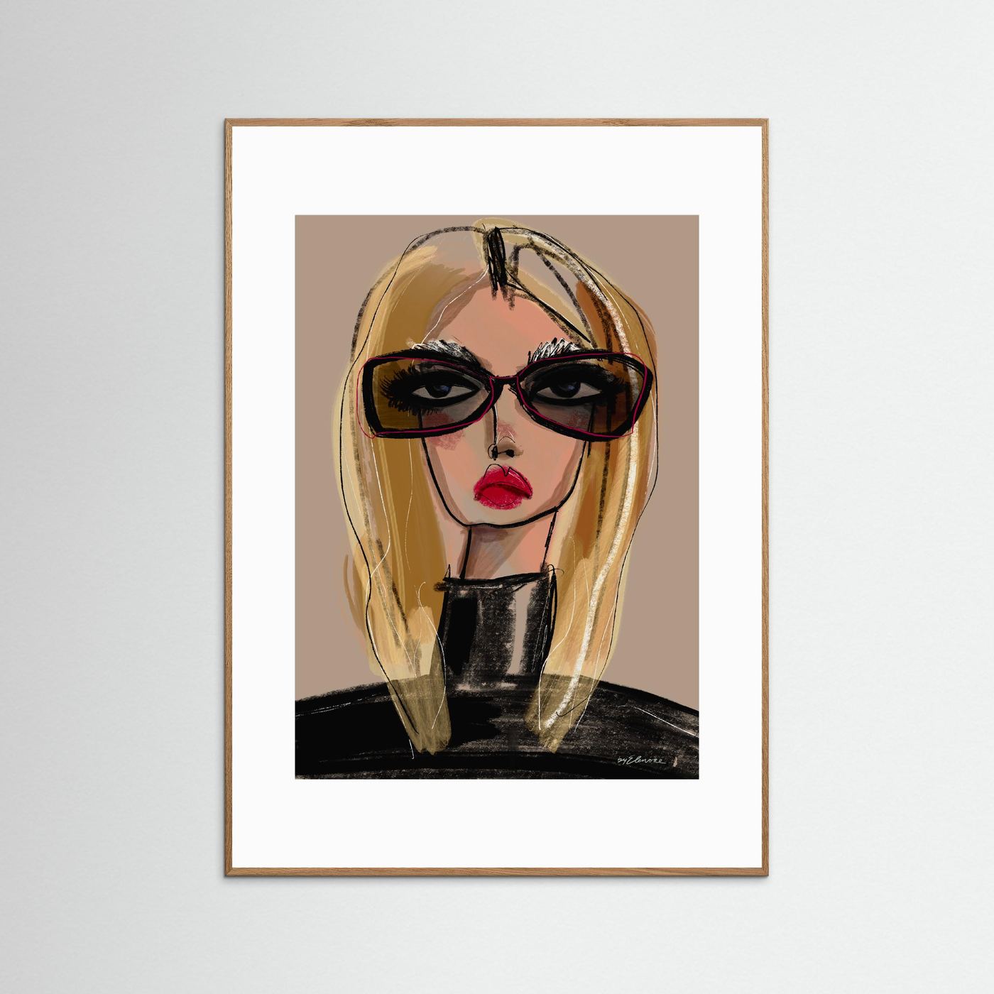 She knows - Fine art print