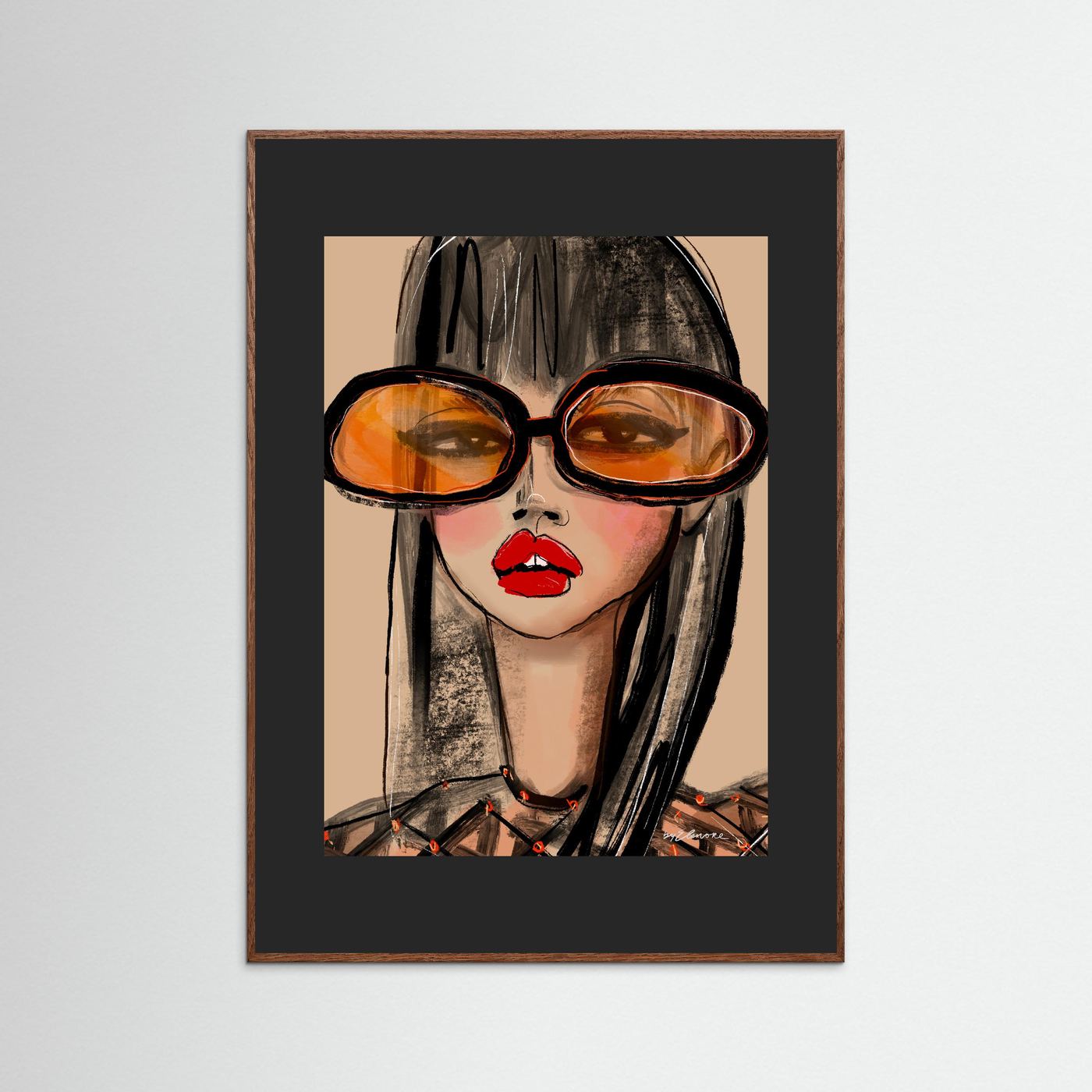 Sunny Orange - Fine art print