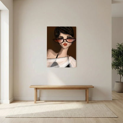 Fine art print Soft smile | Huizedop - collectie 