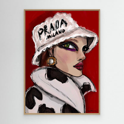 Canvas Prada had