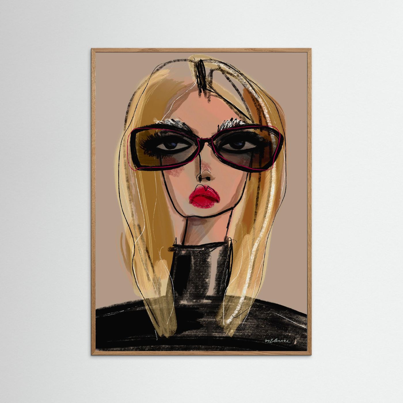 She knows - Fine art print